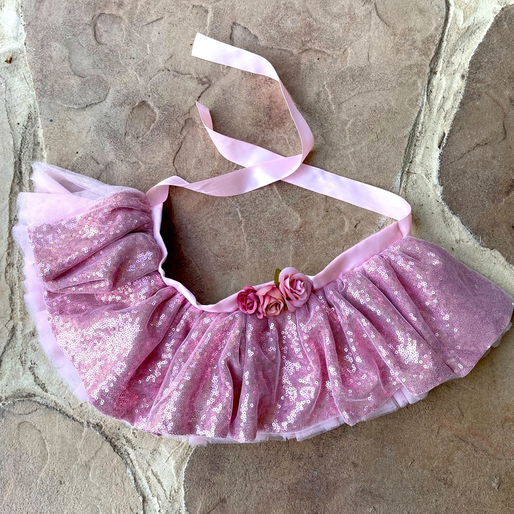 Toby brand, Pink Sparkle, Skirt, Size 6-12 months